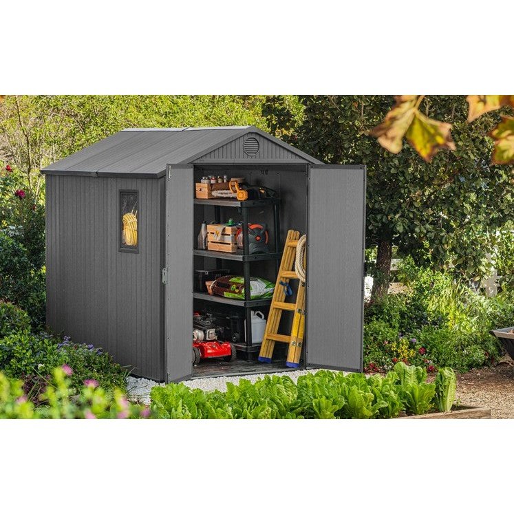 Keter Darwin 6 x 8ft Gerätehaus - Grau