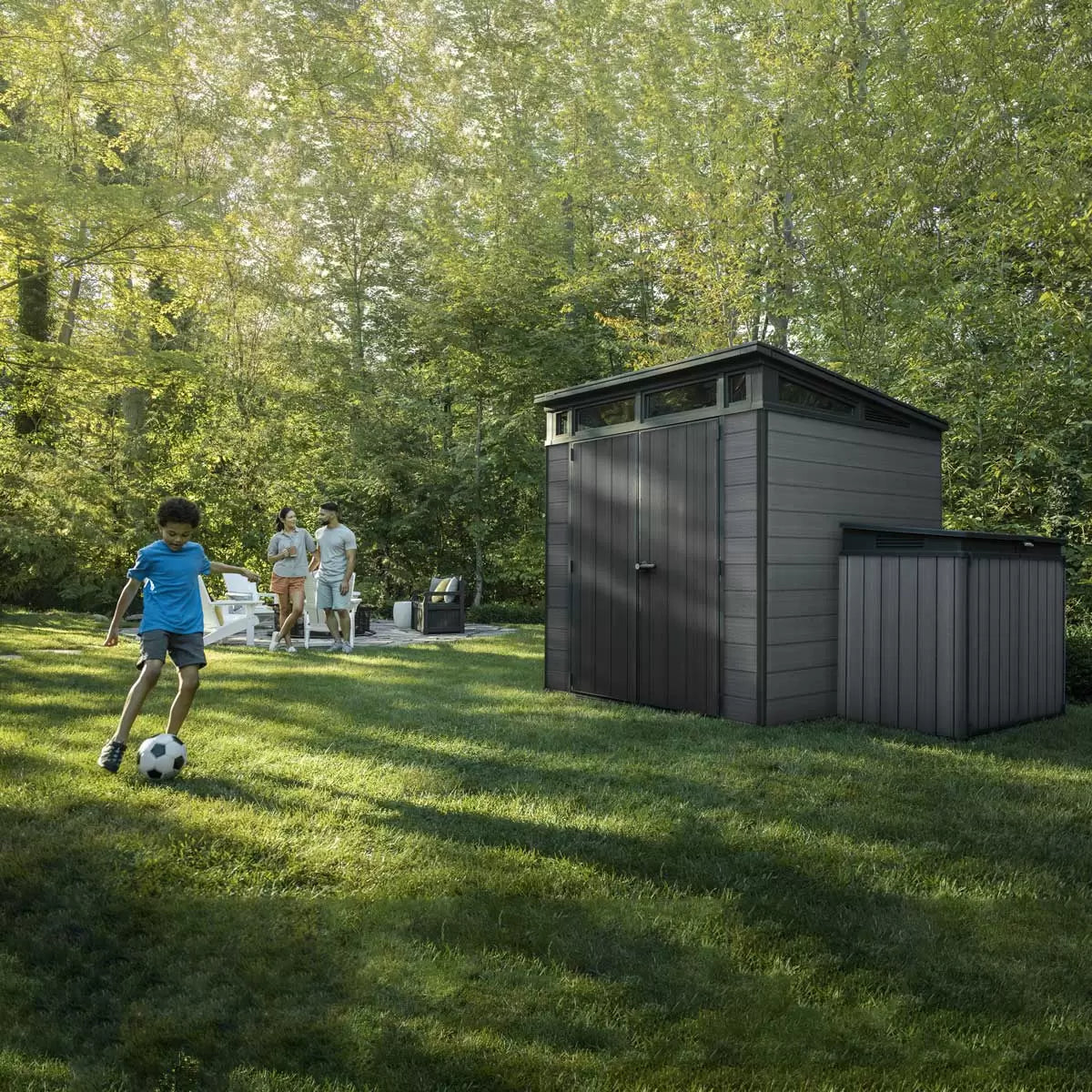 Keter Cortina Gerätehaus 7 x 7ft - Grau