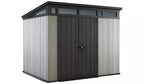 Keter Artisan 9 x 7ft Kunststoff-Gartenhaus mit Doppeltür und Pultdach