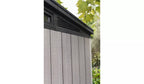 Keter Artisan 9 x 7ft Kunststoff-Gartenhaus mit Doppeltür und Pultdach