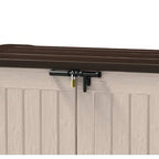 Keter Store It Out Max 1200L Garten- und Mülltonnen-Aufbewahrungsbox - Beige/Braun