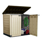 Keter Store It Out Max 1200L Garten- und Mülltonnen-Aufbewahrungsbox - Beige/Braun