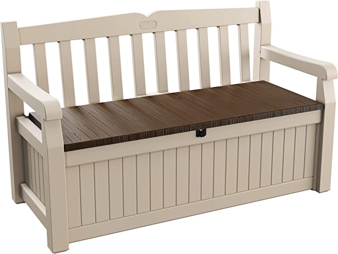 Keter Eden 265L Aufbewahrungsbank - Beige und Braun