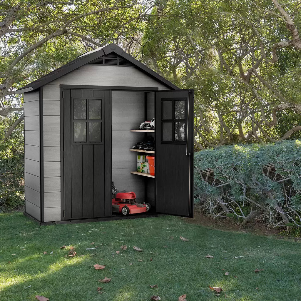 Keter Oakland Gerätehaus 7.5 x 4ft - Grau