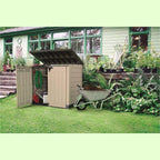 Keter Store It Out Max 1200L Garten- und Mülltonnen-Aufbewahrungsbox - Beige/Braun