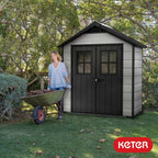 Keter Oakland Gerätehaus 7.5 x 4ft - Grau
