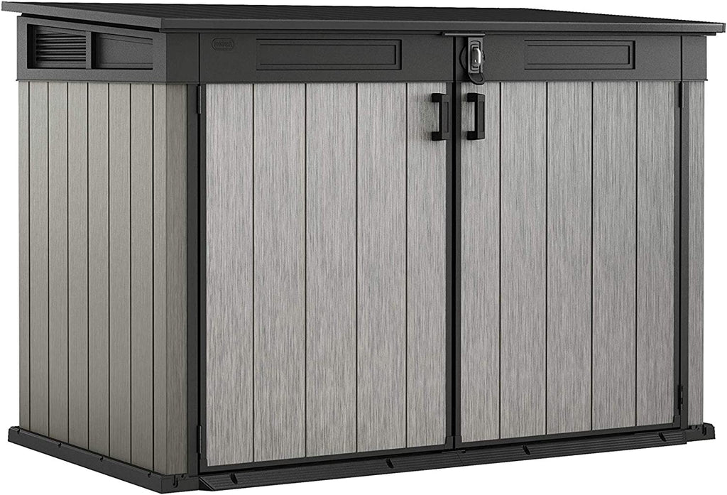Keter Grande Store 2020L Outdoor-Aufbewahrungsschuppen - Grau, robuste Duotech-Ausführung