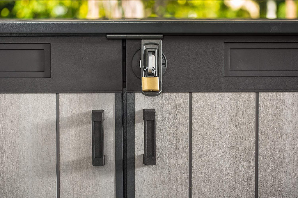 Keter Grande Store 2020L Outdoor-Aufbewahrungsschuppen - Grau, robuste Duotech-Ausführung