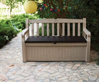 Keter Eden 265L Aufbewahrungsbank - Beige und Braun