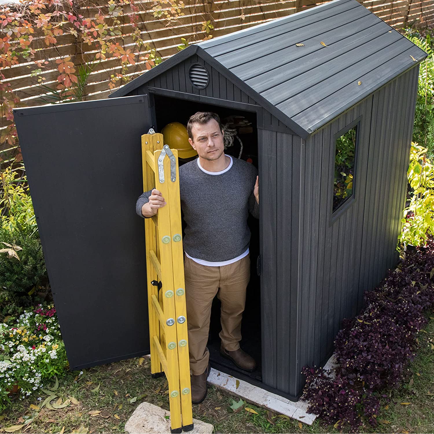 Keter Darwin 6 x 4ft Gerätehaus - Grau