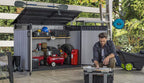 Keter Grande Store 2020L Outdoor-Aufbewahrungsschuppen - Grau, robuste Duotech-Ausführung