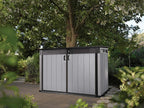 Keter Grande Store 2020L Outdoor-Aufbewahrungsschuppen - Grau, robuste Duotech-Ausführung