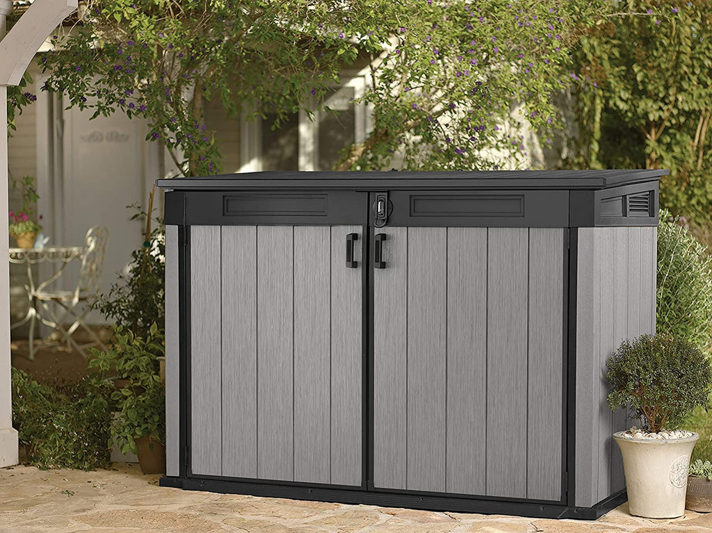 Keter Grande Store 2020L Outdoor-Aufbewahrungsschuppen - Grau, robuste Duotech-Ausführung