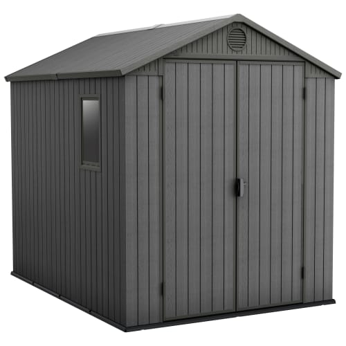 Keter Darwin 6 x 8ft Gerätehaus - Grau